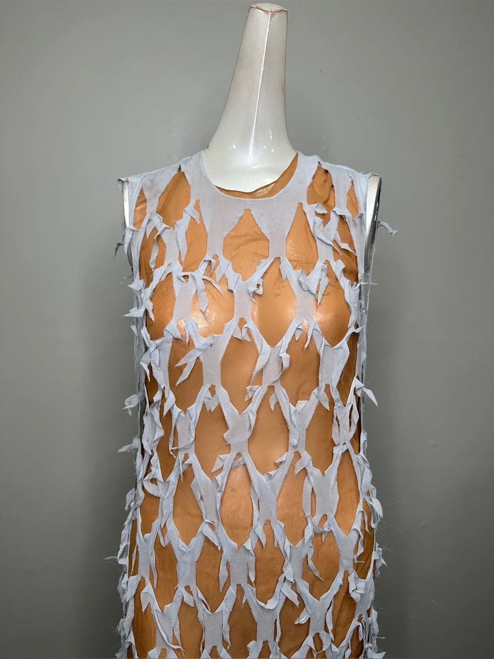 Maison Margiela Cut-Out Silk Dress Size IT 36 / US 0 $2160 - Picture 5 of 10